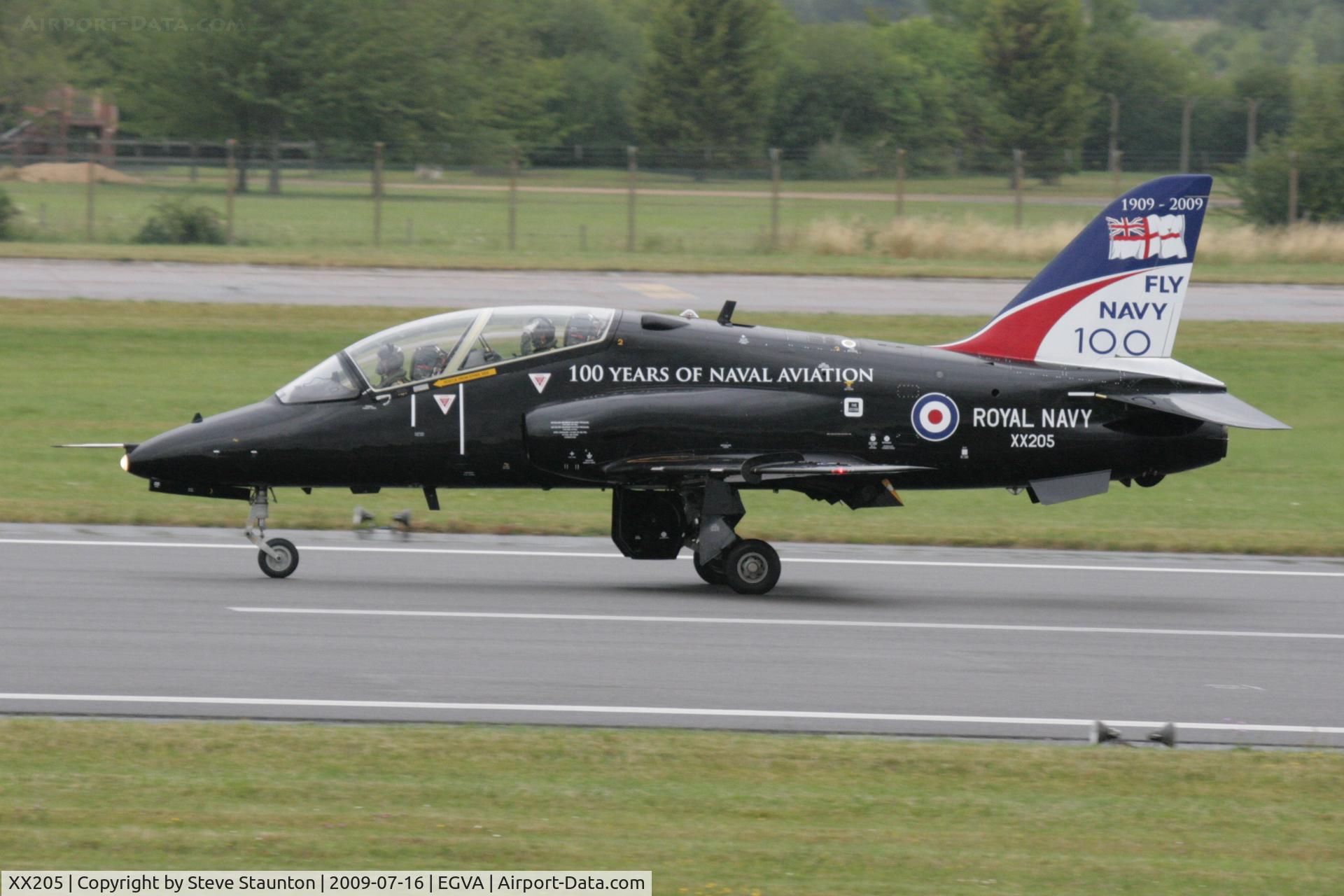XX205, 1978 Hawker Siddeley Hawk T.1A C/N 052/312052, Taken at the Royal International Air Tattoo 2009