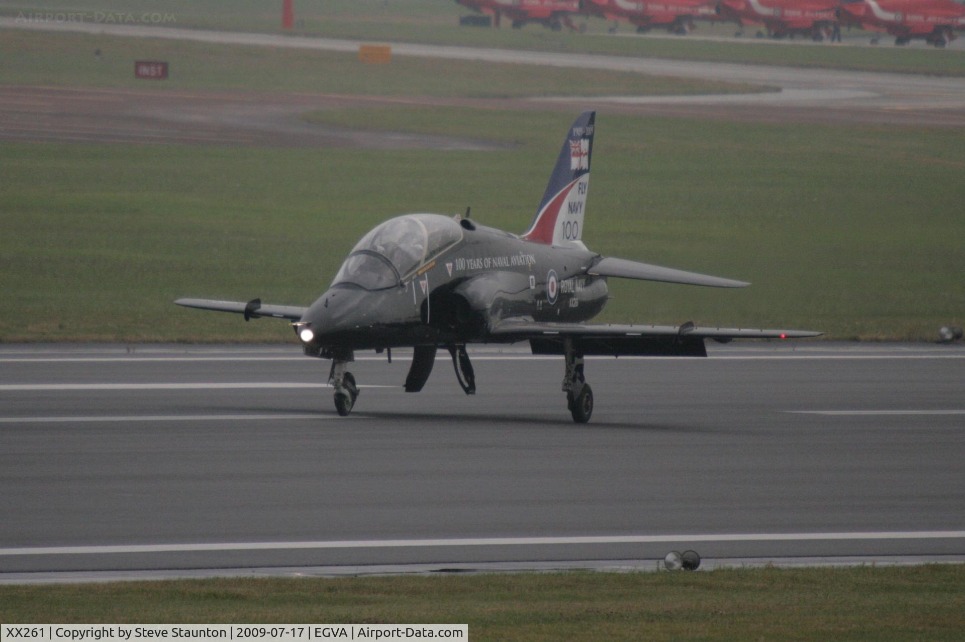 XX261, 1978 Hawker Siddeley Hawk T.1A C/N 097/312097, Taken at the Royal International Air Tattoo 2009