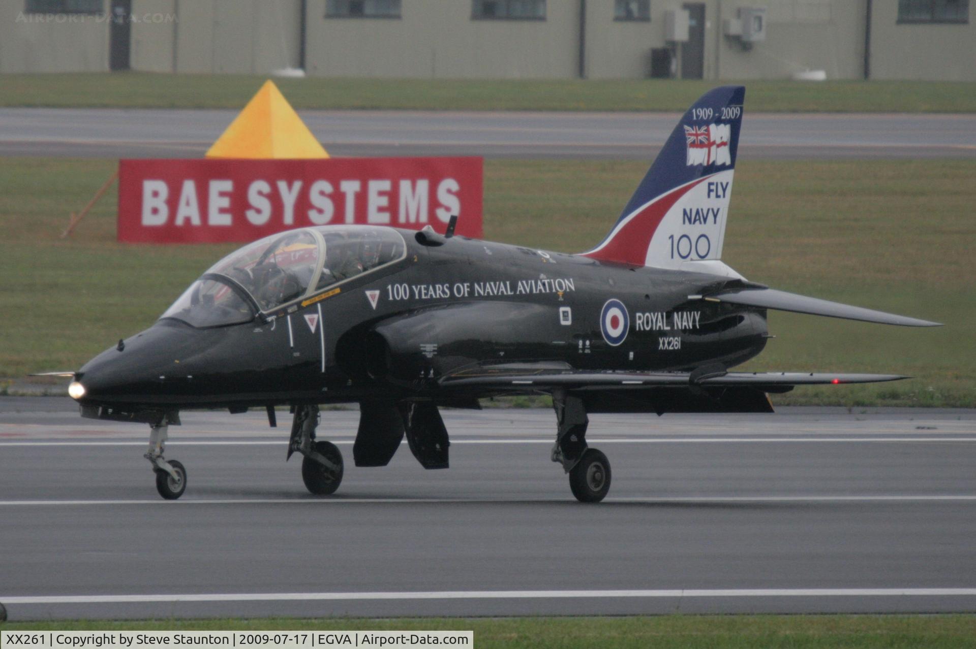 XX261, 1978 Hawker Siddeley Hawk T.1A C/N 097/312097, Taken at the Royal International Air Tattoo 2009