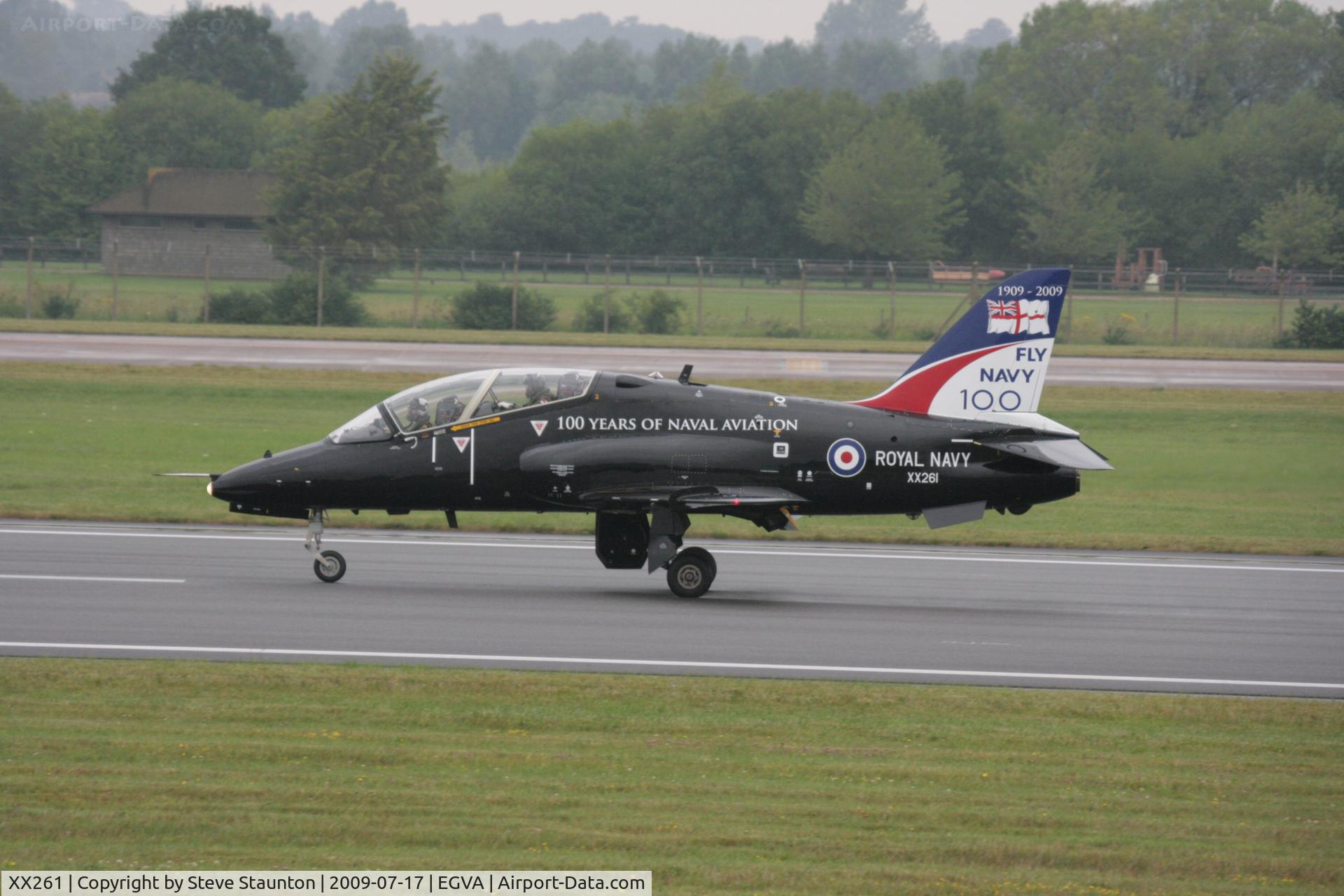 XX261, 1978 Hawker Siddeley Hawk T.1A C/N 097/312097, Taken at the Royal International Air Tattoo 2009
