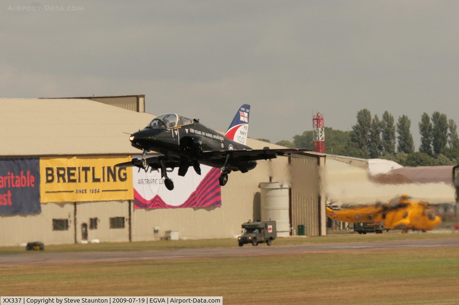 XX337, 1980 Hawker Siddeley Hawk T.1A C/N 312161/186, Taken at the Royal International Air Tattoo 2009
