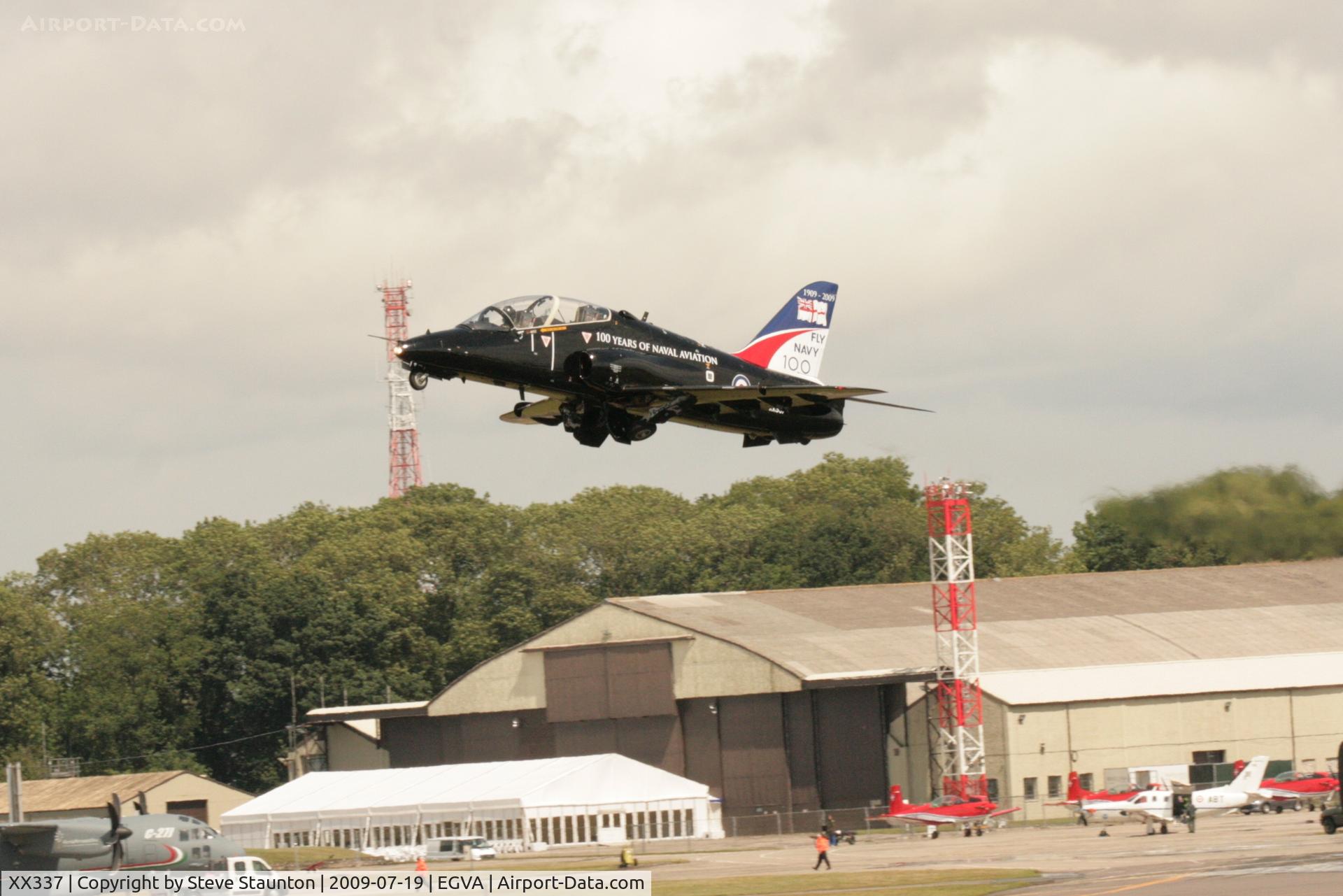 XX337, 1980 Hawker Siddeley Hawk T.1A C/N 312161/186, Taken at the Royal International Air Tattoo 2009
