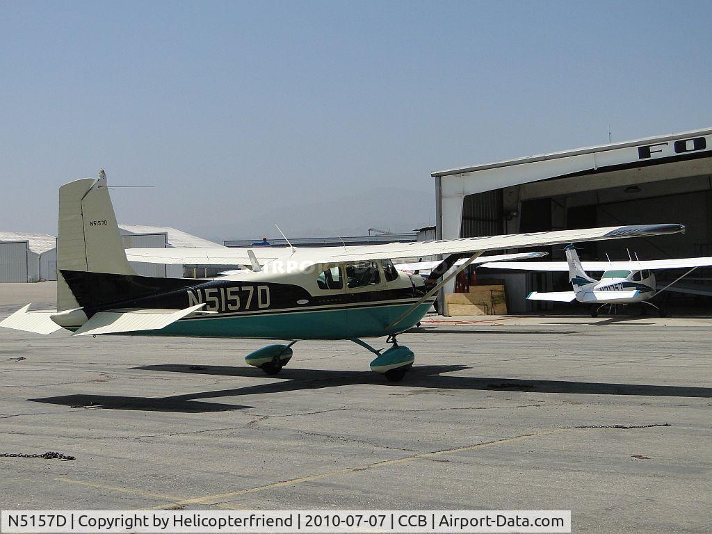 N5157D, 1958 Cessna 182A Skylane C/N 51257, Parked at Foothill Sales & Service