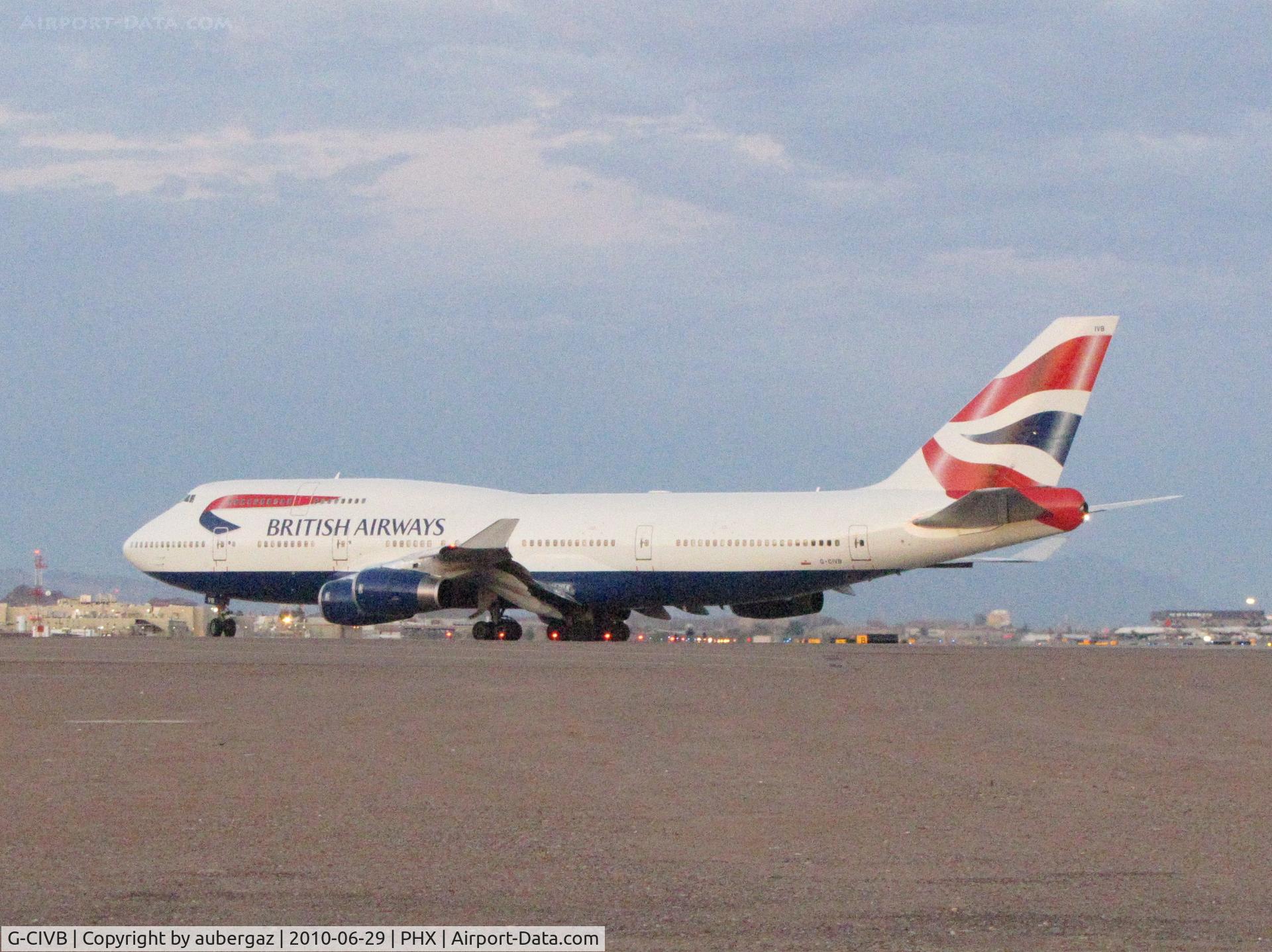 G-CIVB, 1994 Boeing 747-436 C/N 25811, Pre Take Off