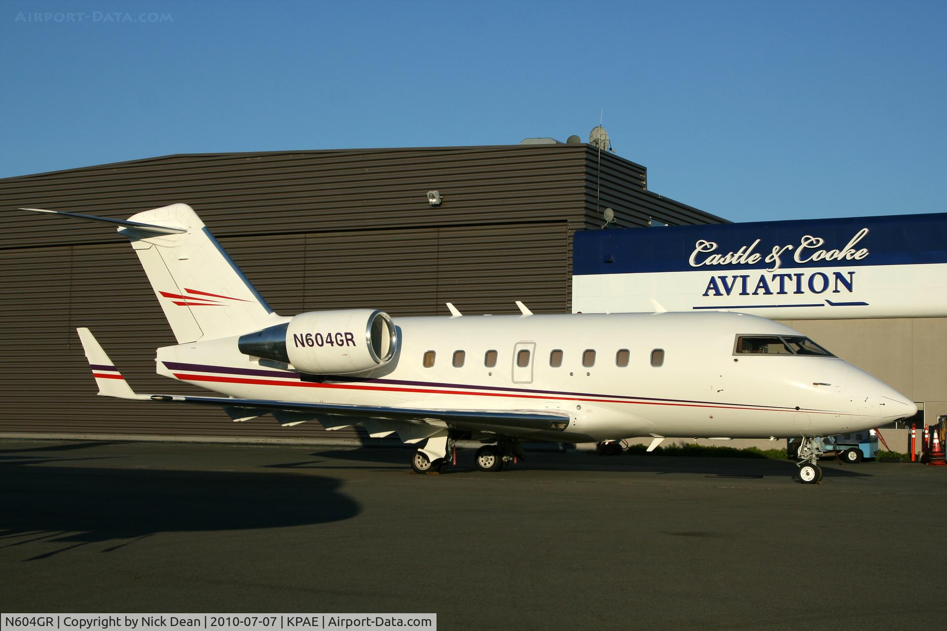 N604GR, 2001 Bombardier Challenger (CL-600-2B16) C/N 5478, KPAE
