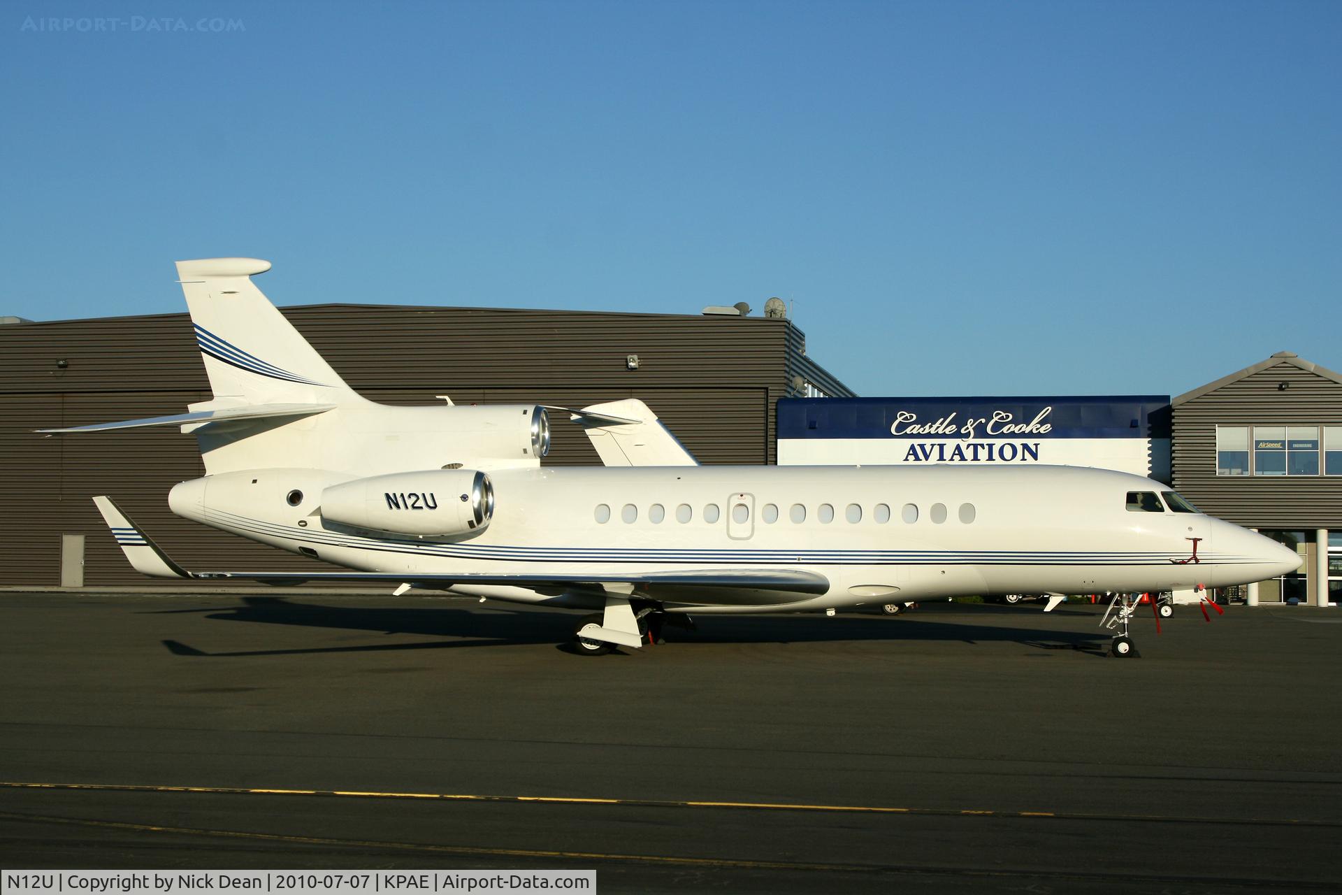N12U, 2008 Dassault Falcon 7X C/N 53, KPAE