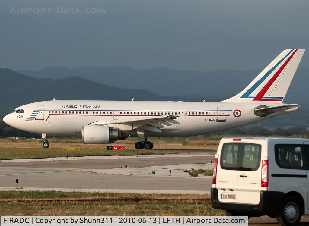 F-RADC, 1988 Airbus A310-304 C/N 418, Taxiing for take off rwy 23