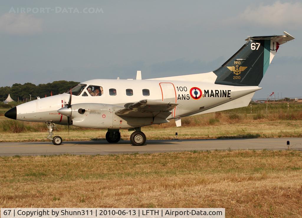 67, Embraer EMB-121AN Xingu C/N 121067, Special '100th anniversary' c/s during LFTH Open Day 2010 as a static display...