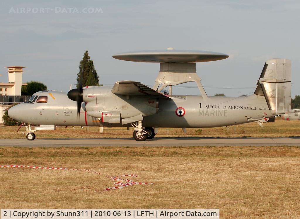 2, Grumman E-2C Hawkeye 2000 (G-123) C/N FR-2, Used as a demo during LFTH Open Day 2010... Additional special markings for this event...
