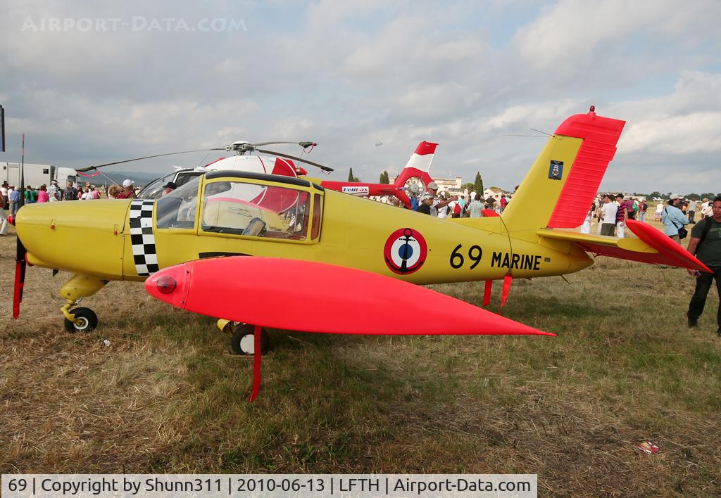 69, Morane-Saulnier MS.893-100S Rallye C/N 2469, Used as a static display during LFTH Open Day 2010