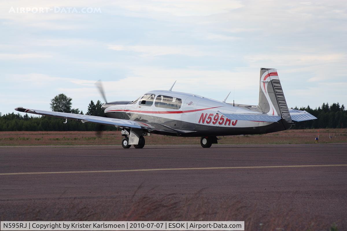 N595RJ, 2005 Mooney M20R Ovation C/N 29-0389, Based in Sweden.
