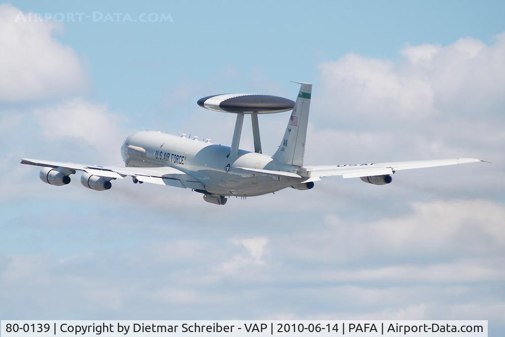 80-0139, 1982 Boeing E-3C Sentry C/N 22831, USAF Boeing E3 Awacs