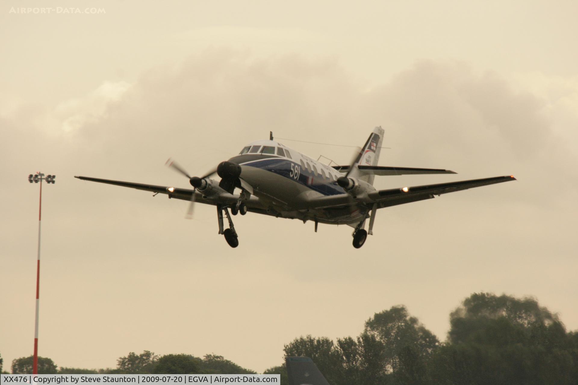 XX476, 1978 Scottish Aviation Jetstream T.2 (HP-137) C/N 216, Taken at the Royal International Air Tattoo 2009