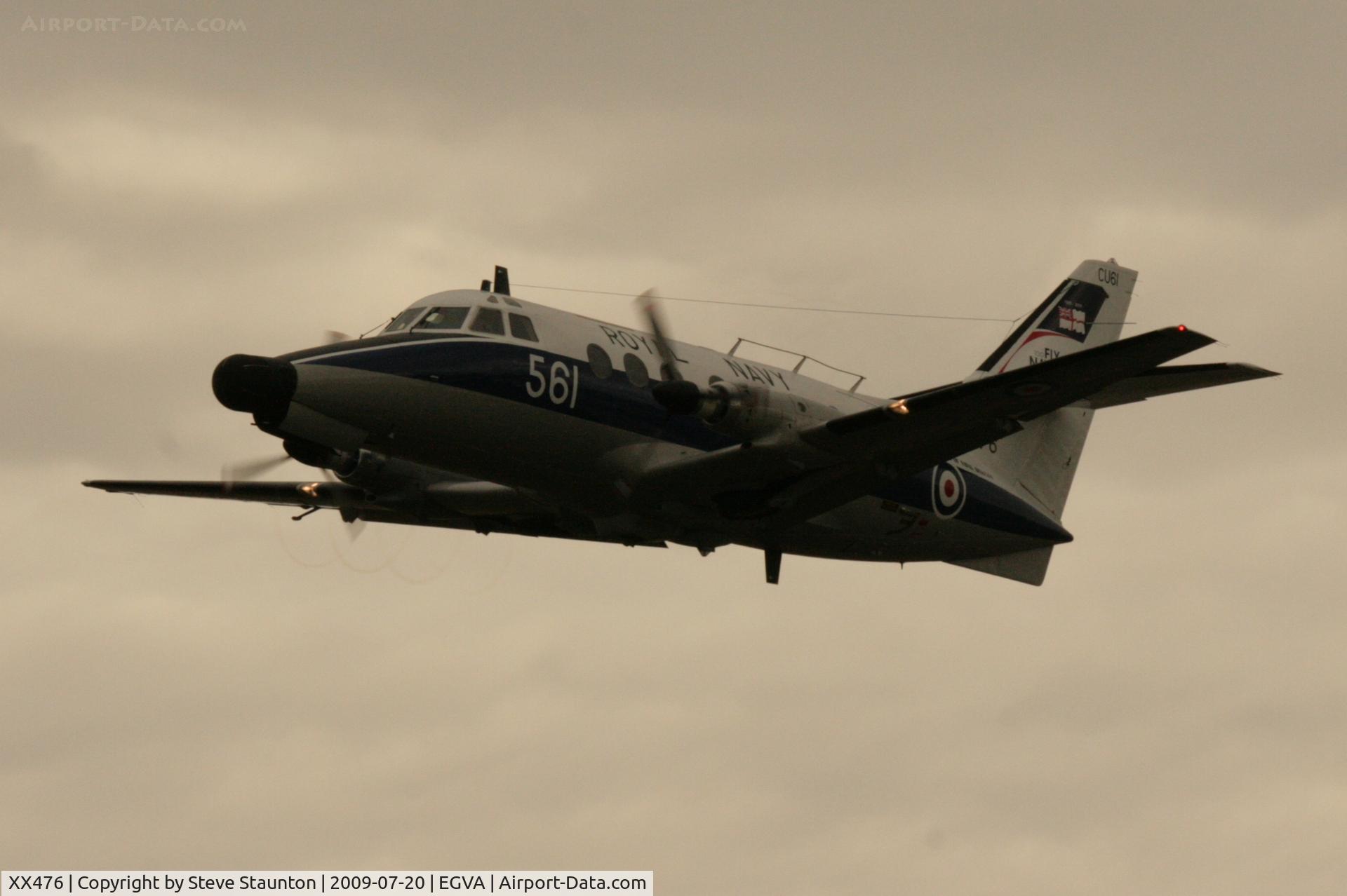XX476, 1978 Scottish Aviation Jetstream T.2 (HP-137) C/N 216, Taken at the Royal International Air Tattoo 2009