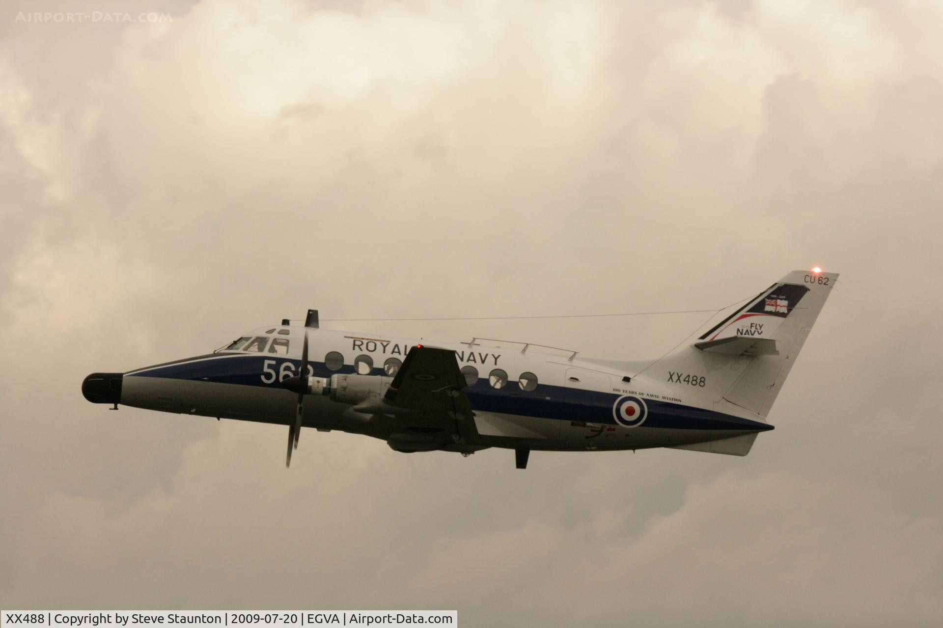 XX488, 1974 Scottish Aviation HP-137 Jetstream T.2 C/N 267, Taken at the Royal International Air Tattoo 2009
