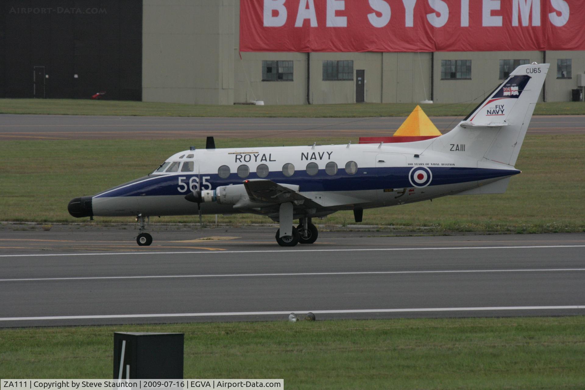 ZA111, Scottish Aviation HP-137 Jetstream T.2 C/N 211, Taken at the Royal International Air Tattoo 2009