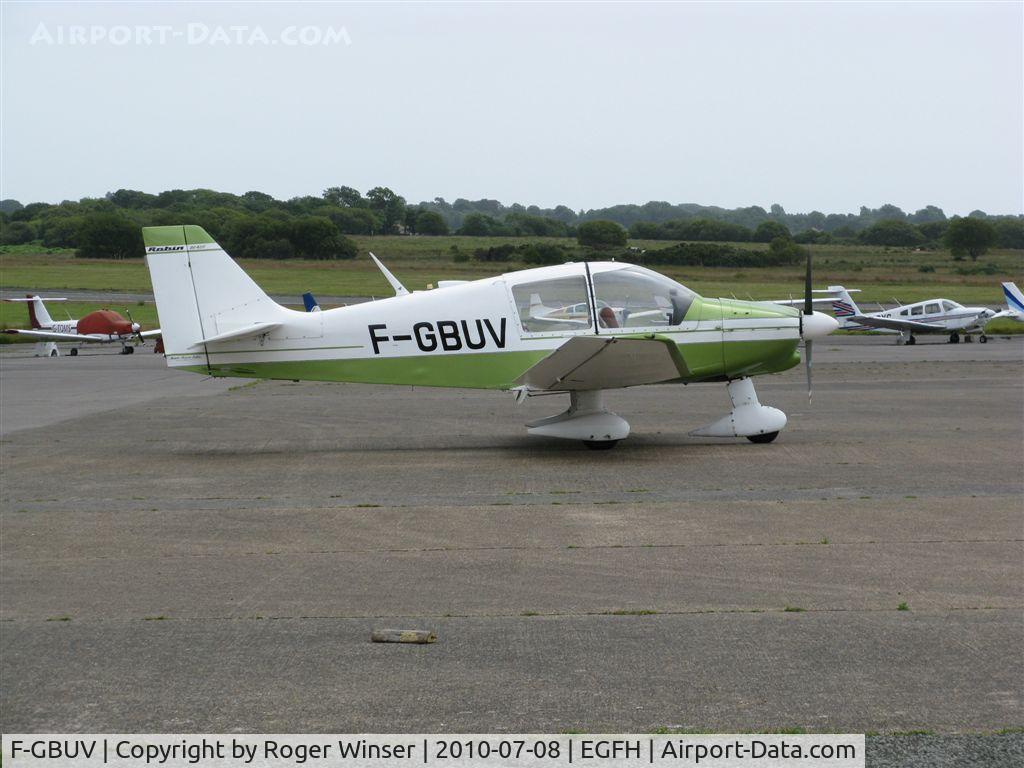 F-GBUV, 1978 Robin DR-400-120 Dauphin 2+2 C/N 1376, Visiting Swansea Airport