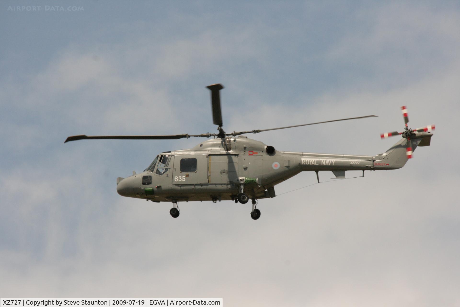 XZ727, Westland Lynx HAS.3S C/N 199, Taken at the Royal International Air Tattoo 2009
