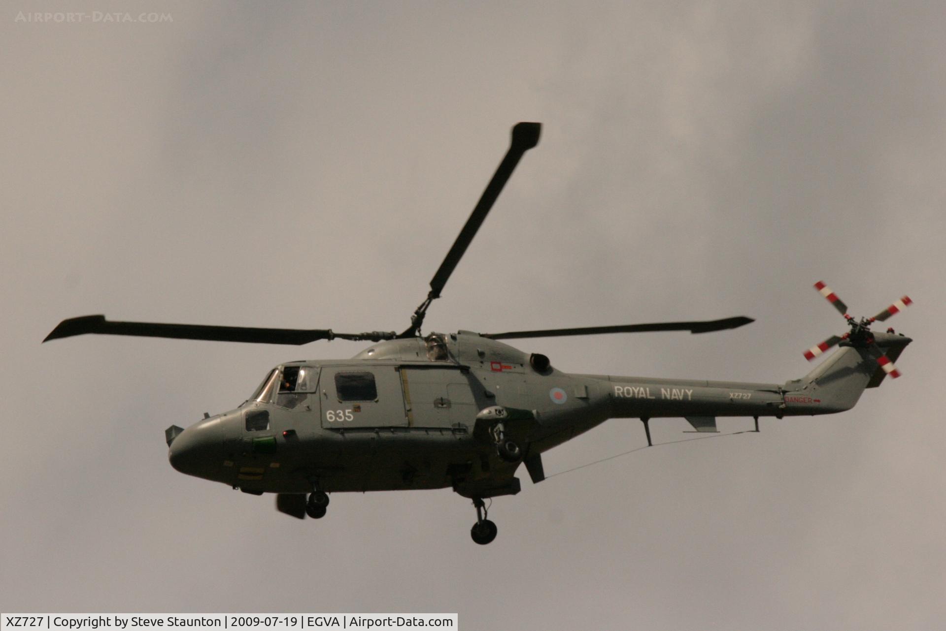 XZ727, Westland Lynx HAS.3S C/N 199, Taken at the Royal International Air Tattoo 2009