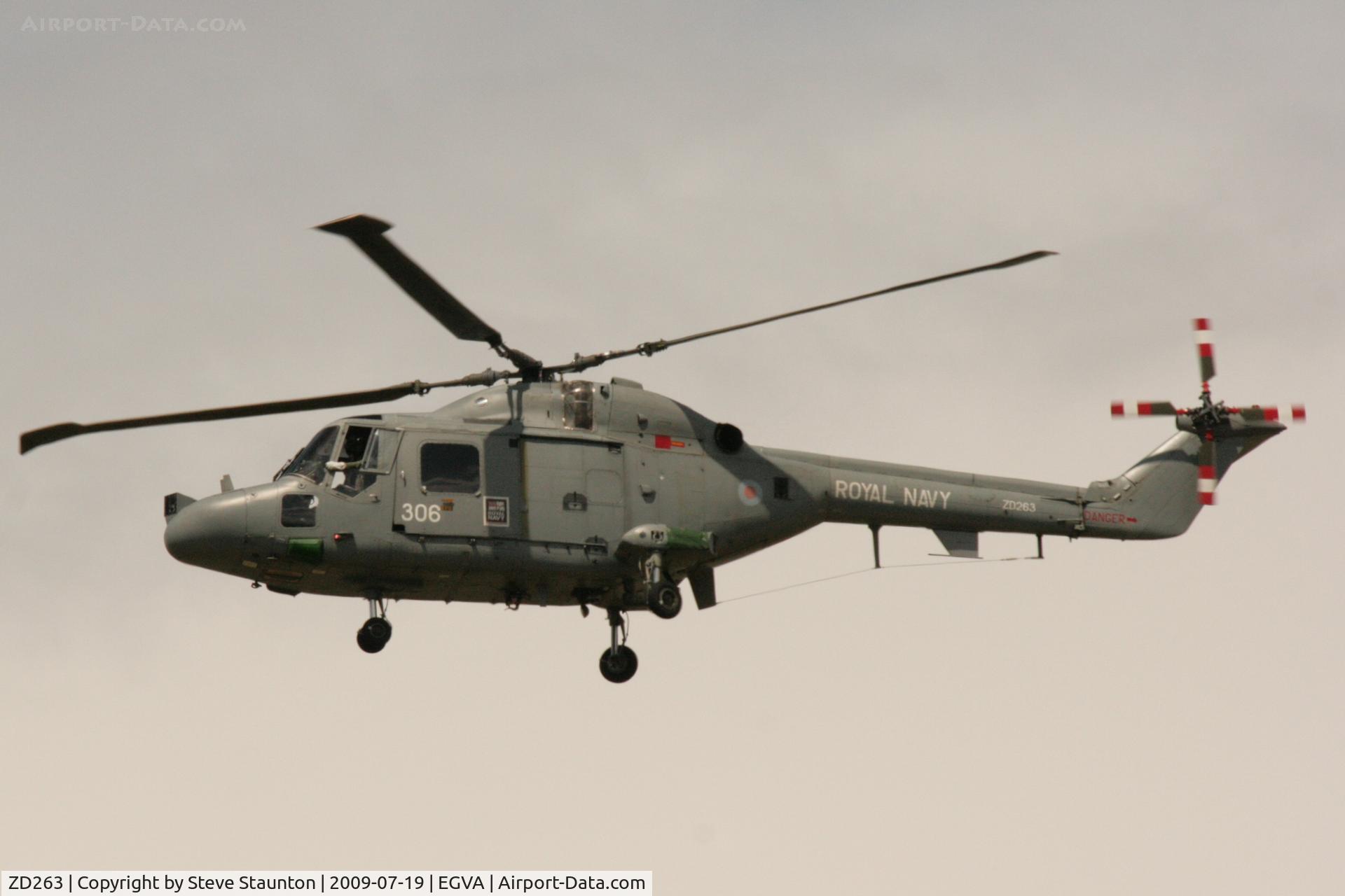 ZD263, 1983 Westland Lynx HAS.3S C/N 299, Taken at the Royal International Air Tattoo 2009