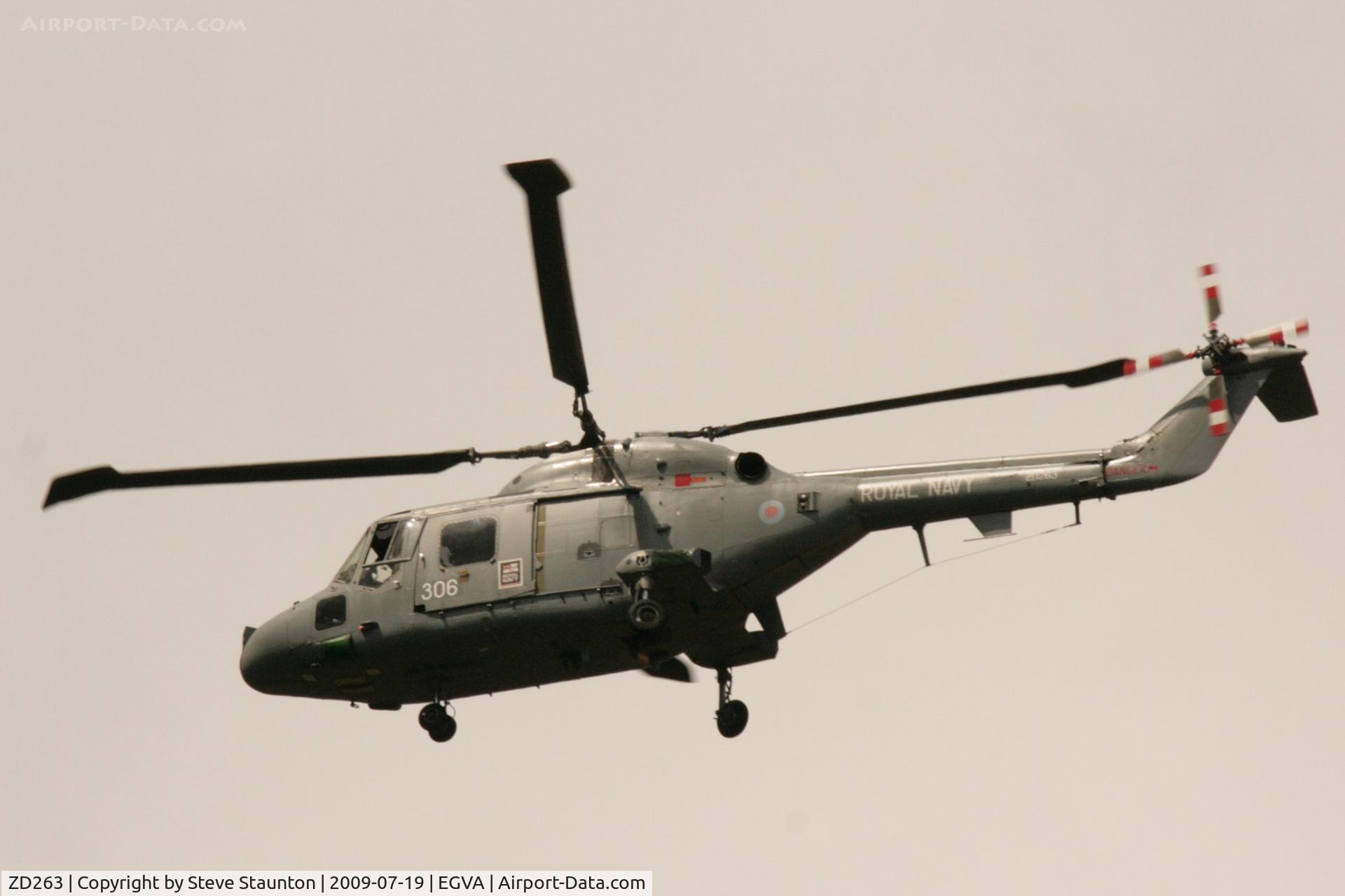 ZD263, 1983 Westland Lynx HAS.3S C/N 299, Taken at the Royal International Air Tattoo 2009