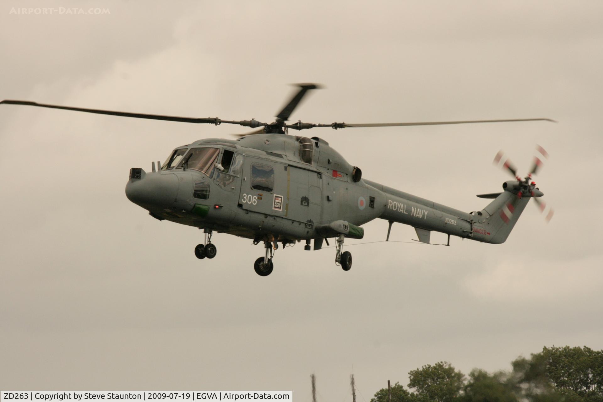 ZD263, 1983 Westland Lynx HAS.3S C/N 299, Taken at the Royal International Air Tattoo 2009
