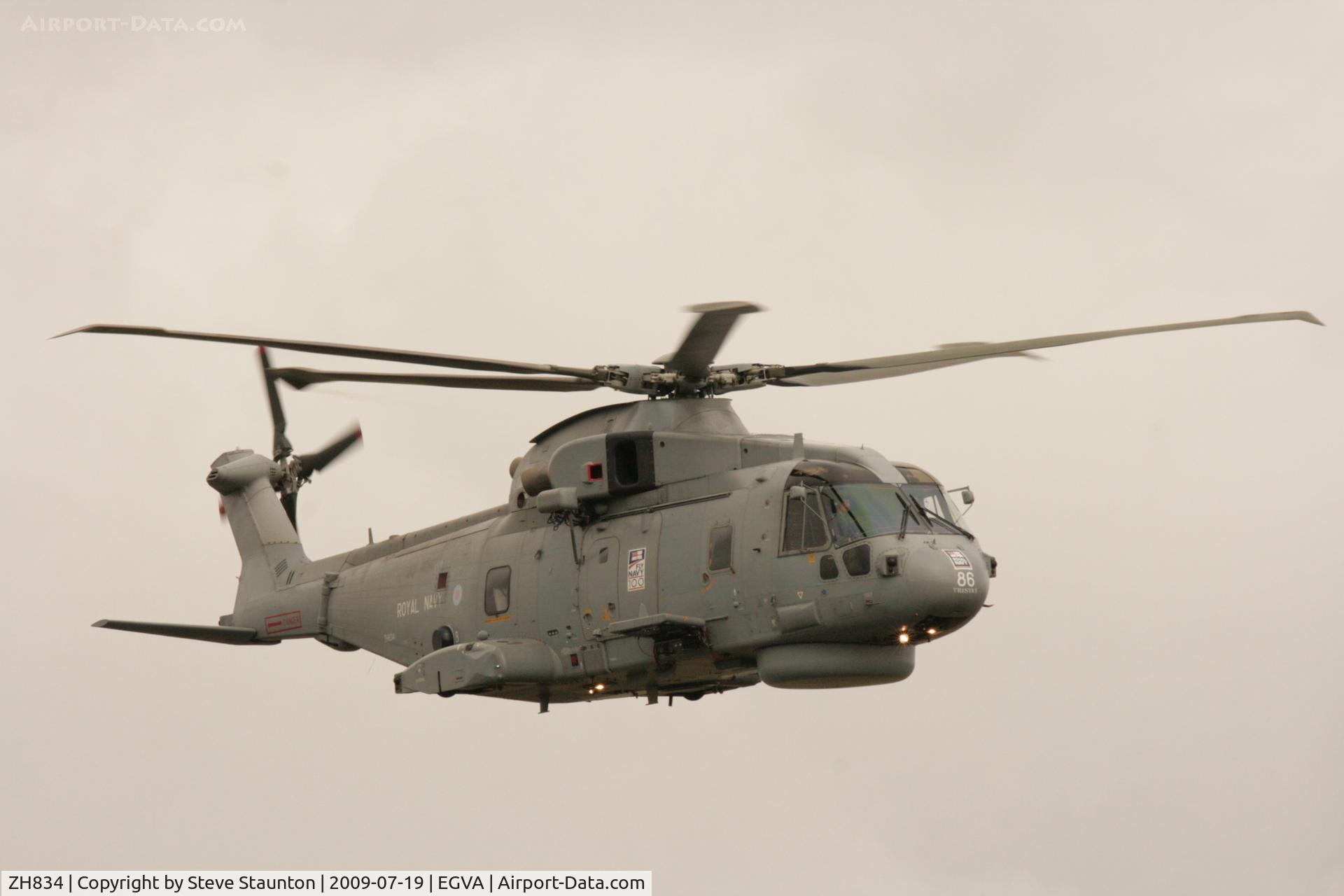 ZH834, AgustaWestland EH-101 Merlin HM.1 C/N 50065/RN14, Taken at the Royal International Air Tattoo 2009