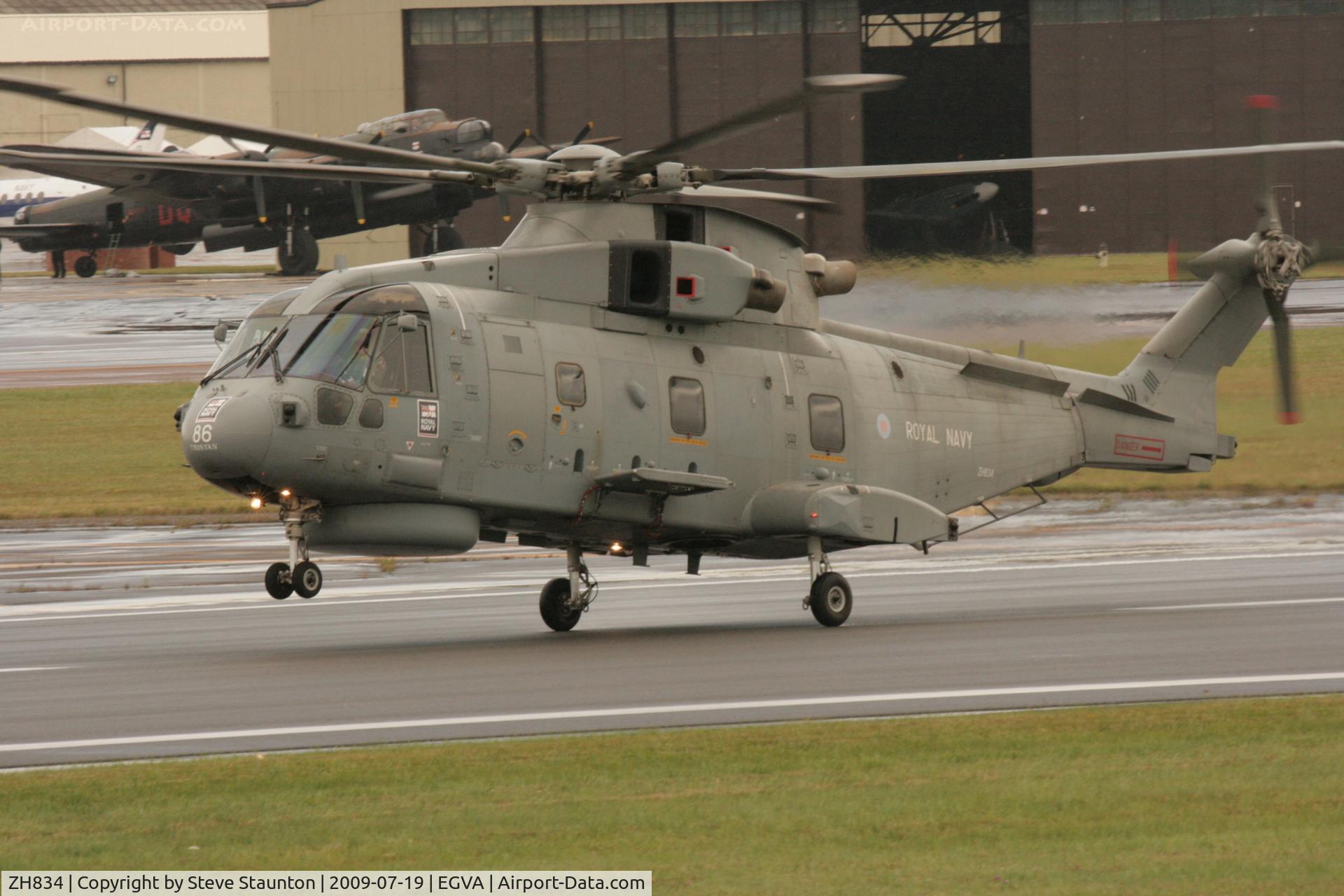 ZH834, AgustaWestland EH-101 Merlin HM.1 C/N 50065/RN14, Taken at the Royal International Air Tattoo 2009