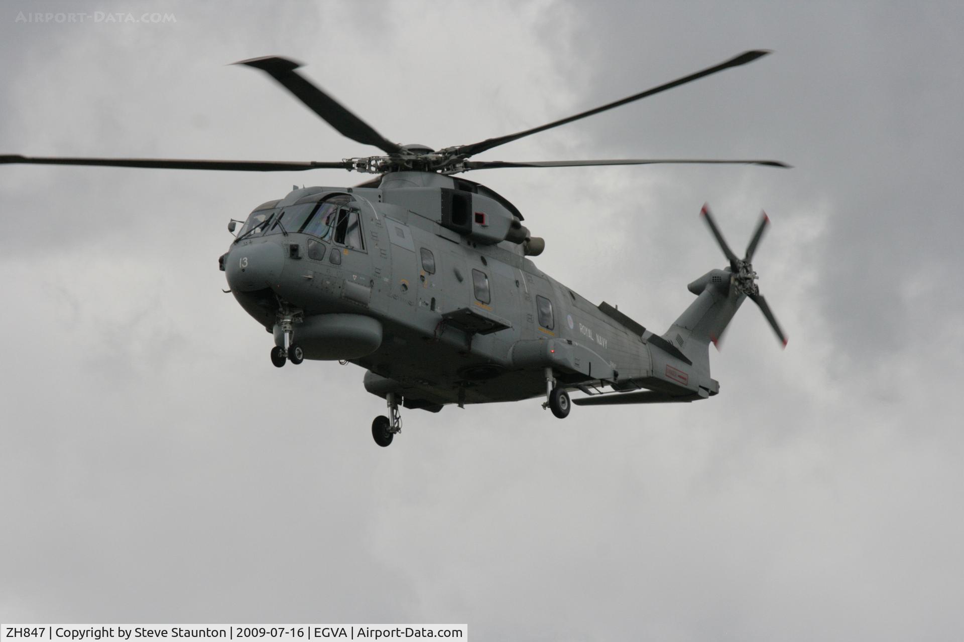 ZH847, 2003 Westland EH-101 Merlin HM1 (Mk111) C/N 50111/RN27, Taken at the Royal International Air Tattoo 2009