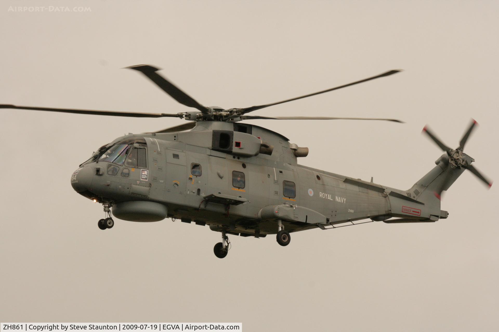 ZH861, AgustaWestland EH-101 Merlin HM.1 C/N 50168/RN41, Taken at the Royal International Air Tattoo 2009