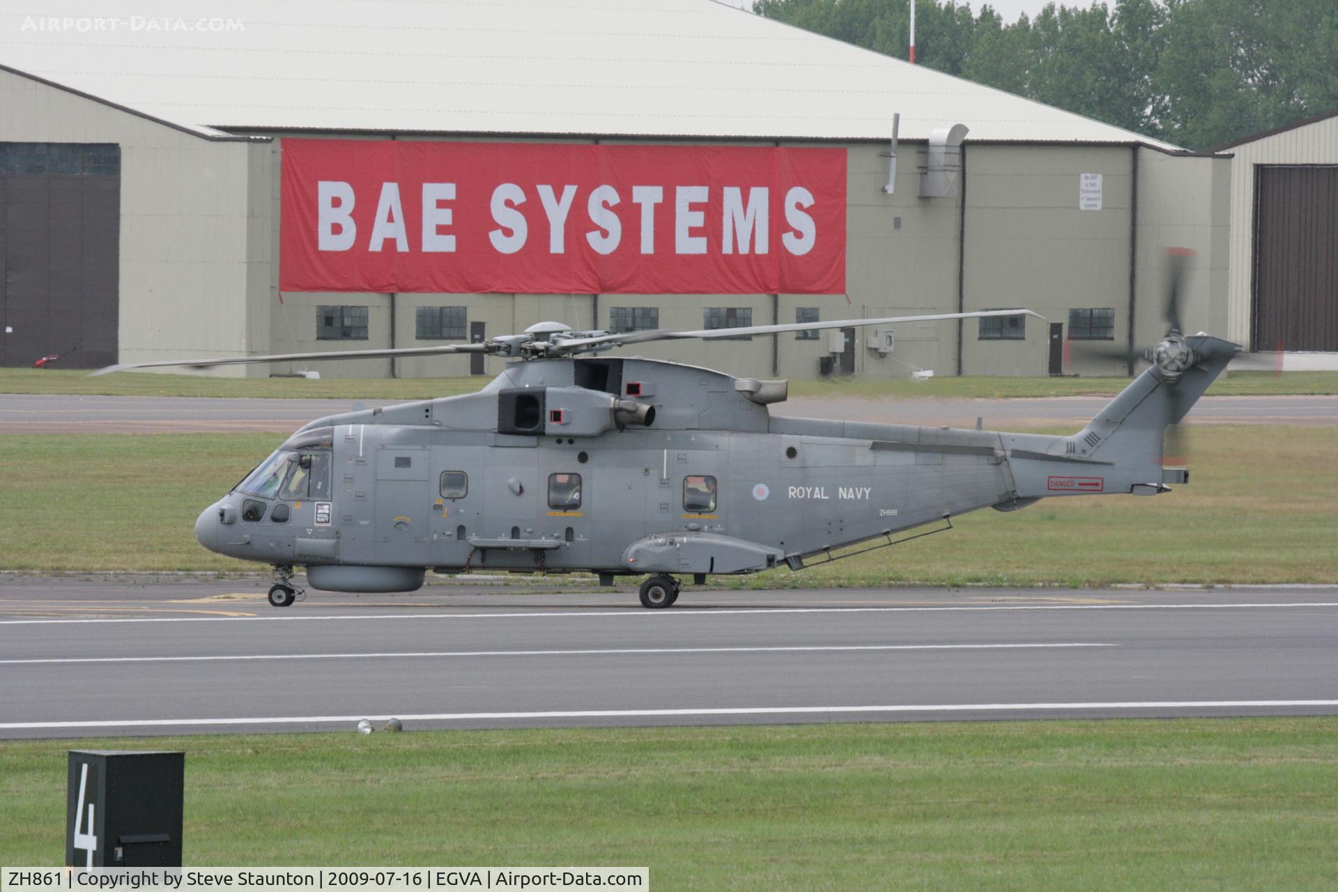 ZH861, AgustaWestland EH-101 Merlin HM.1 C/N 50168/RN41, Taken at the Royal International Air Tattoo 2009