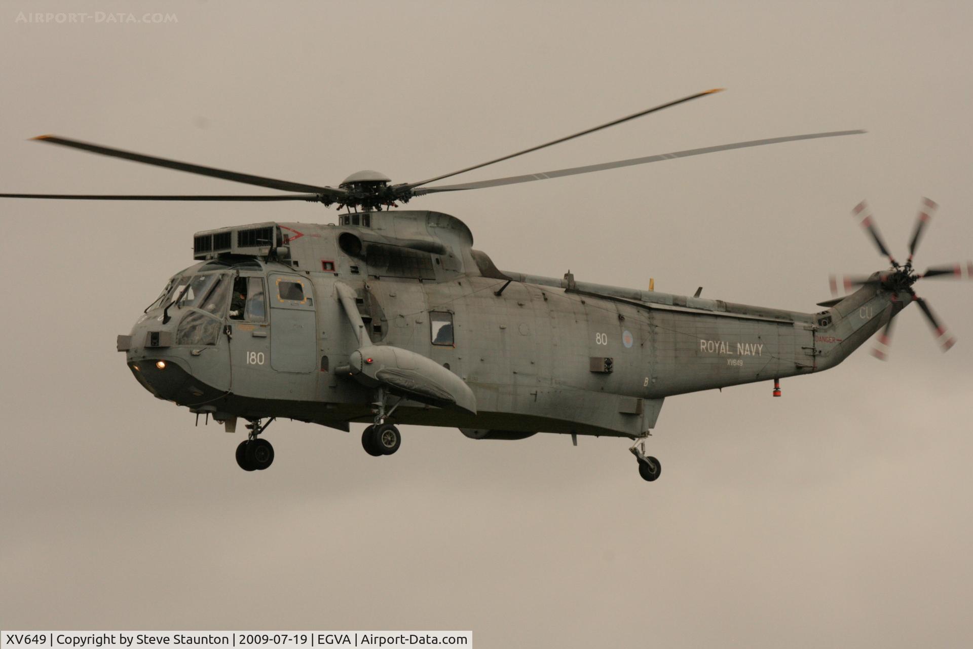 XV649, 1969 Westland Sea King ASaC.7 C/N WA637, Taken at the Royal International Air Tattoo 2009