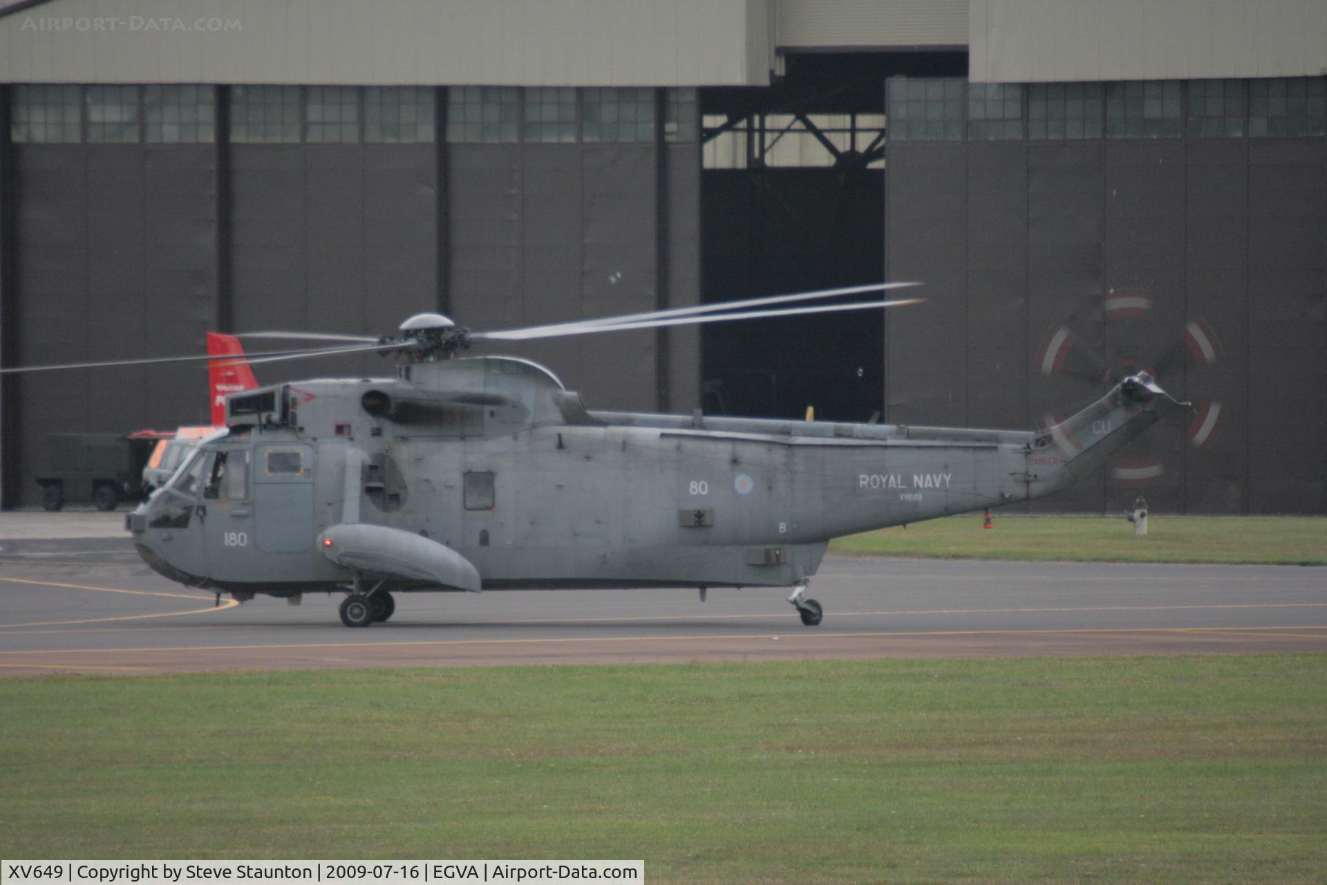 XV649, 1969 Westland Sea King ASaC.7 C/N WA637, Taken at the Royal International Air Tattoo 2009