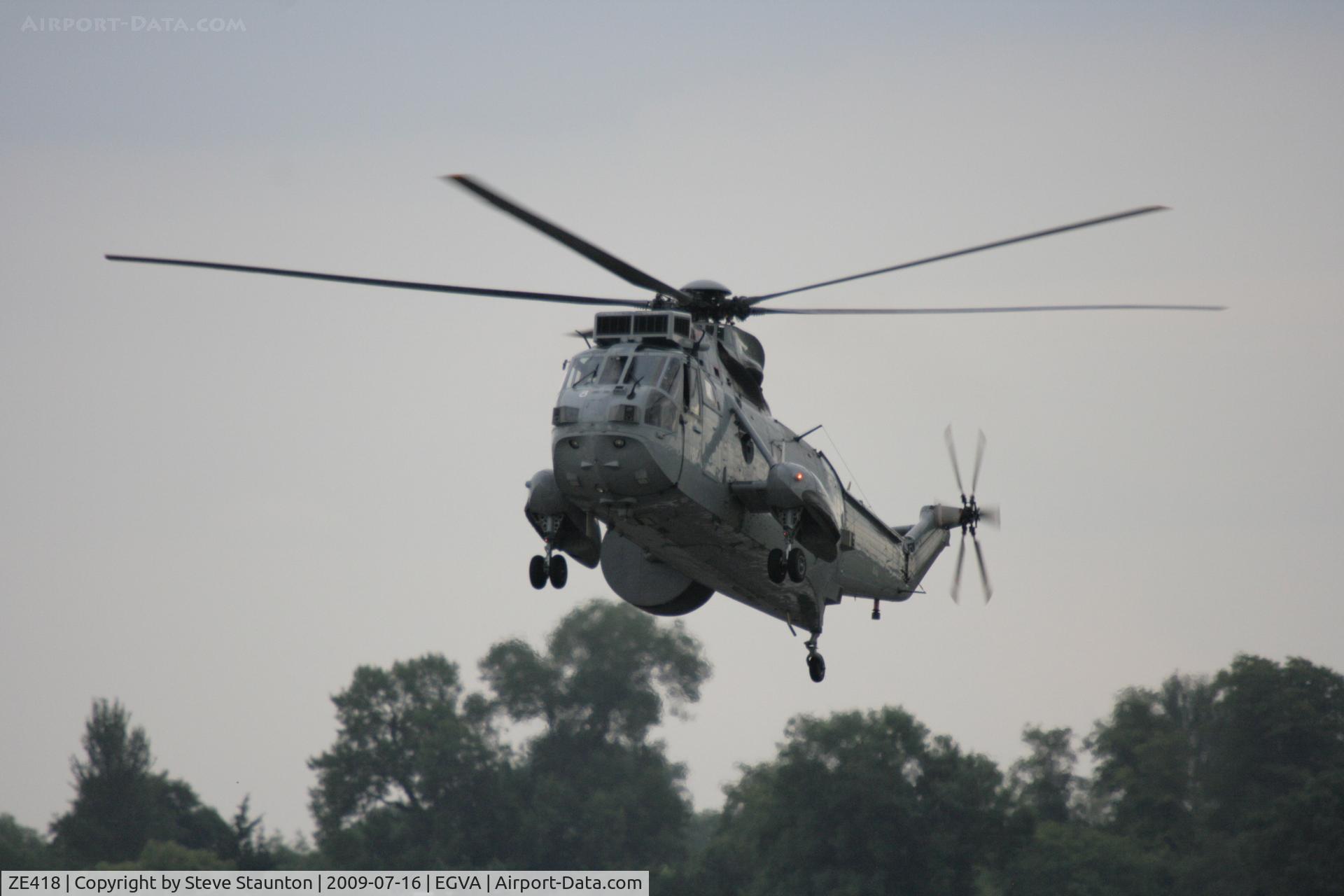 ZE418, 1986 Westland Sea King ASaC.7 C/N WA956, Taken at the Royal International Air Tattoo 2009