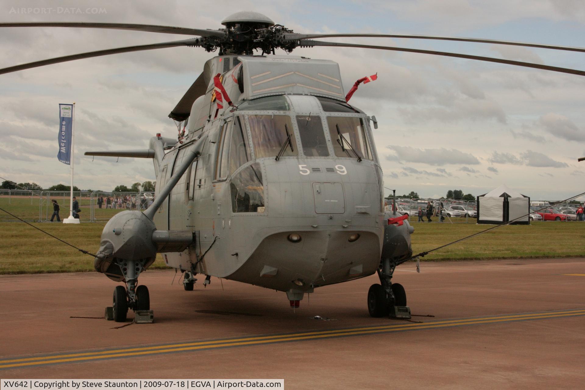 XV642, Westland Sea King HAS.2A C/N WA630, Taken at the Royal International Air Tattoo 2009