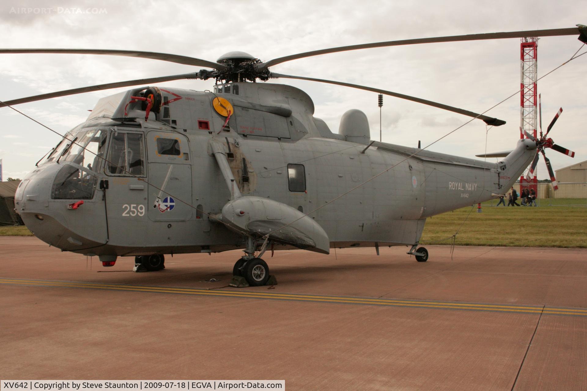 XV642, Westland Sea King HAS.2A C/N WA630, Taken at the Royal International Air Tattoo 2009
