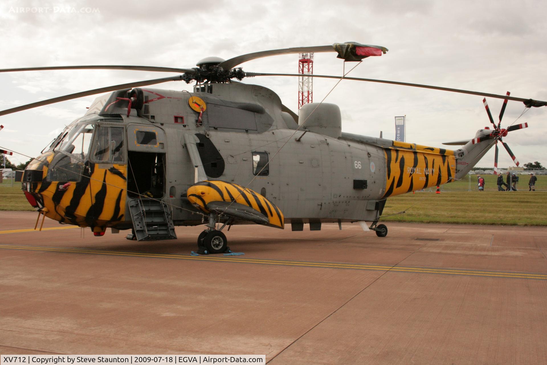 XV712, 1972 Westland Sea King HAS.6 C/N WA683, Taken at the Royal International Air Tattoo 2009