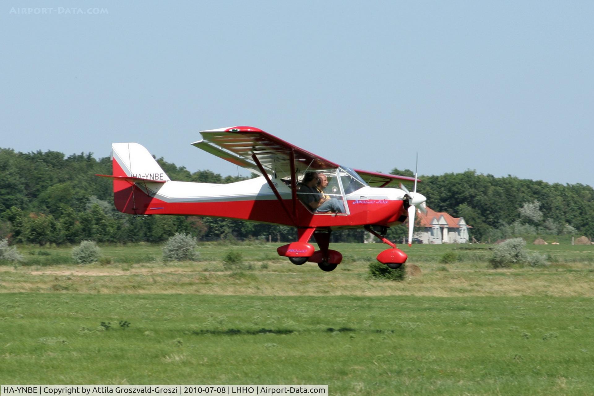 HA-YNBE, 2001 Halley Apollo Fox C/N 120501, Hajduszoboszló Airport, Hungary.