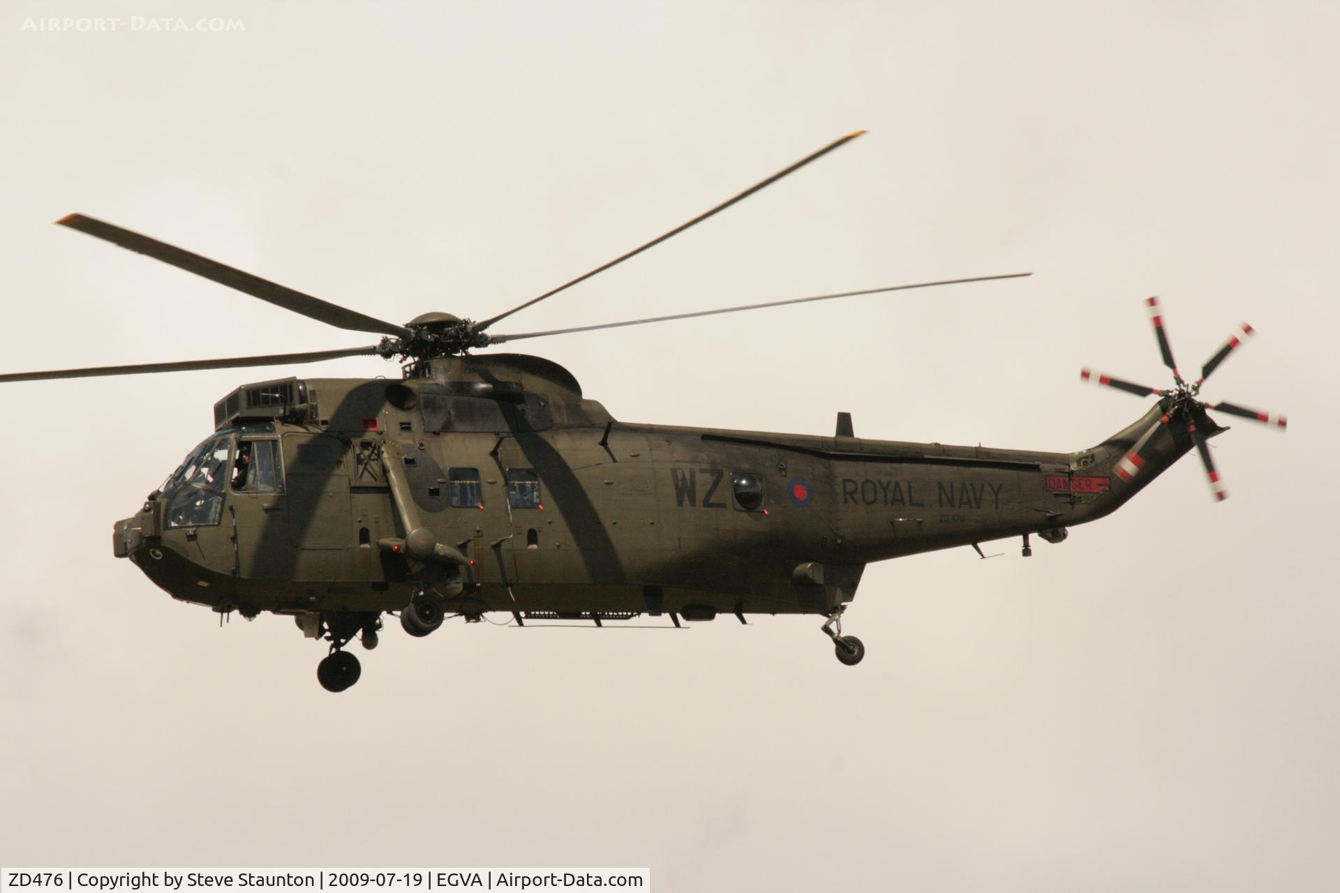 ZD476, 1983 Westland Sea King HC.4 C/N WA931, Taken at the Royal International Air Tattoo 2009