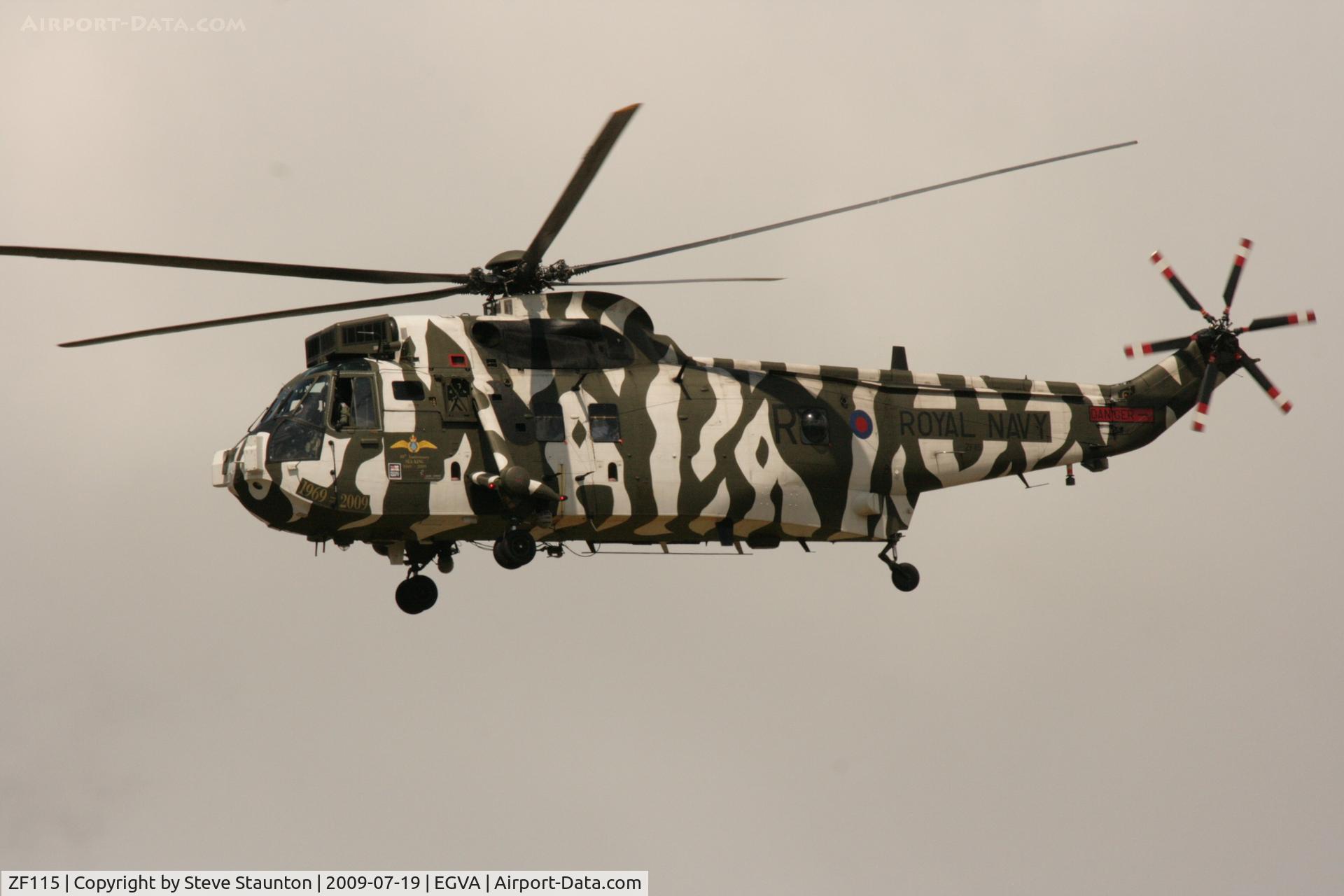 ZF115, 1985 Westland Sea King HC.4 C/N WA960, Taken at the Royal International Air Tattoo 2009