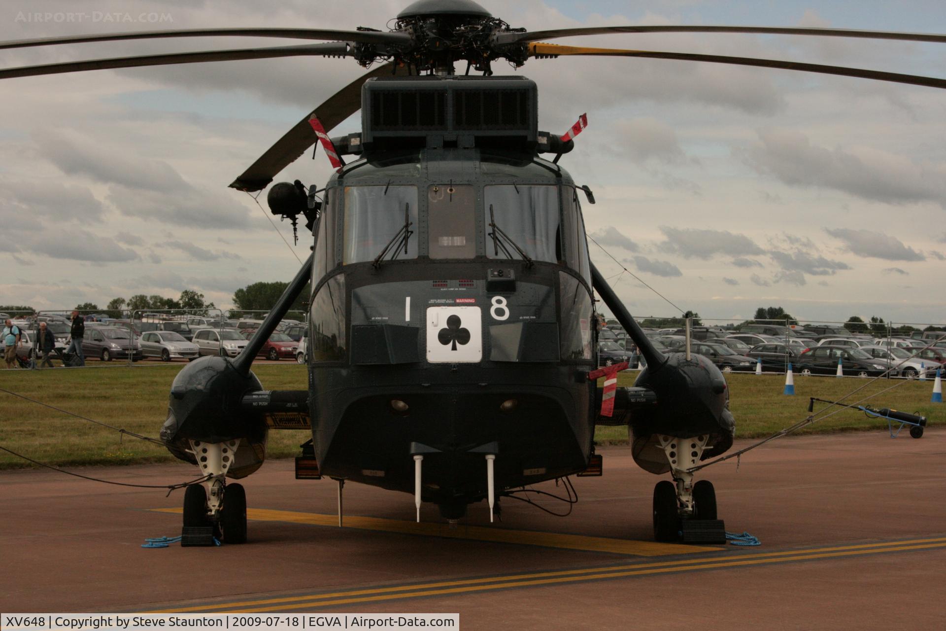 XV648, 1969 Westland Sea King HAS.6 C/N WA636, Taken at the Royal International Air Tattoo 2009