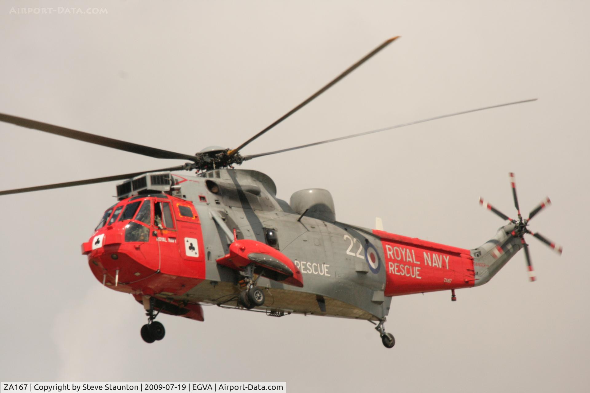 ZA167, 1982 Westland Sea King HU.5 C/N WA900, Taken at the Royal International Air Tattoo 2009