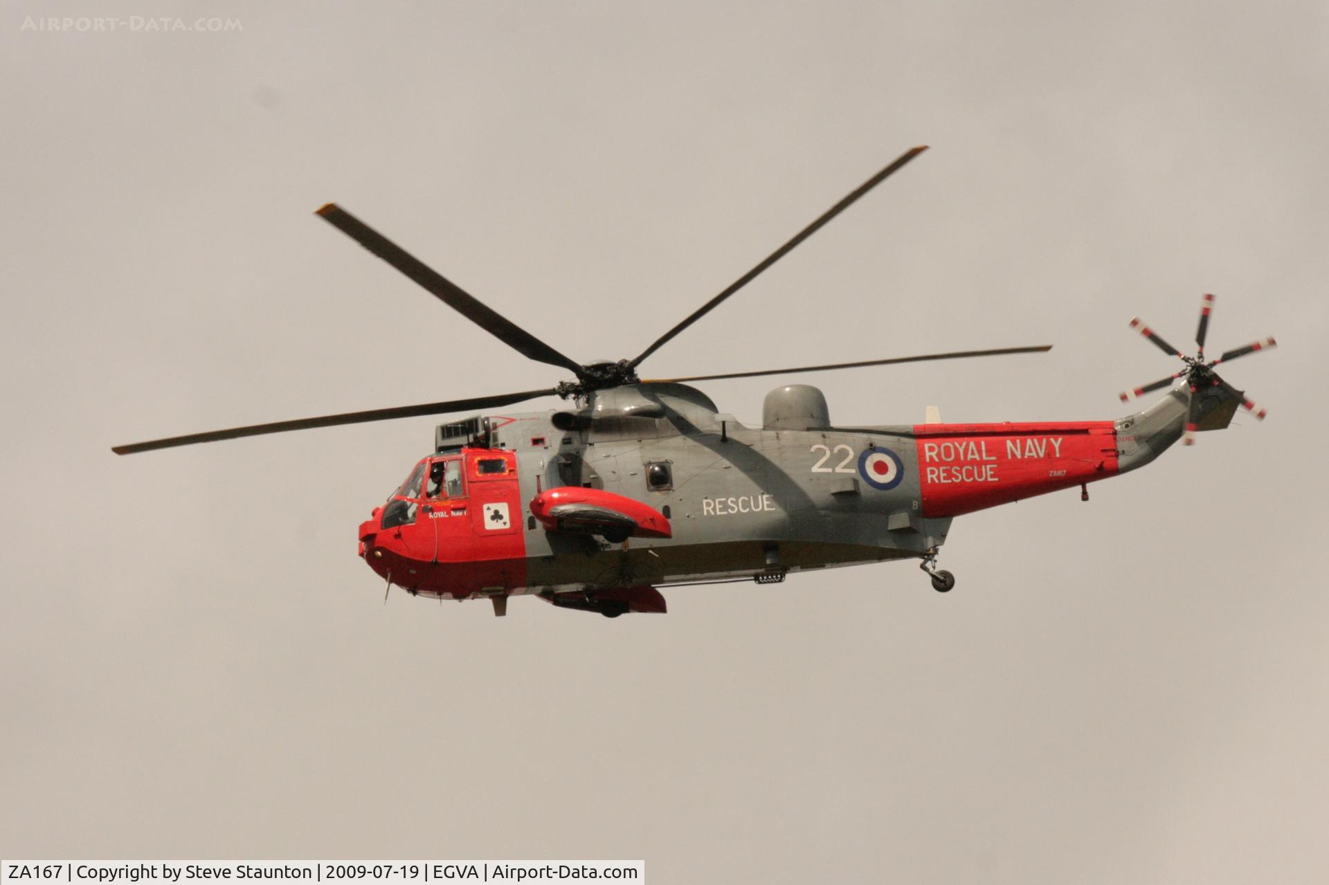 ZA167, 1982 Westland Sea King HU.5 C/N WA900, Taken at the Royal International Air Tattoo 2009