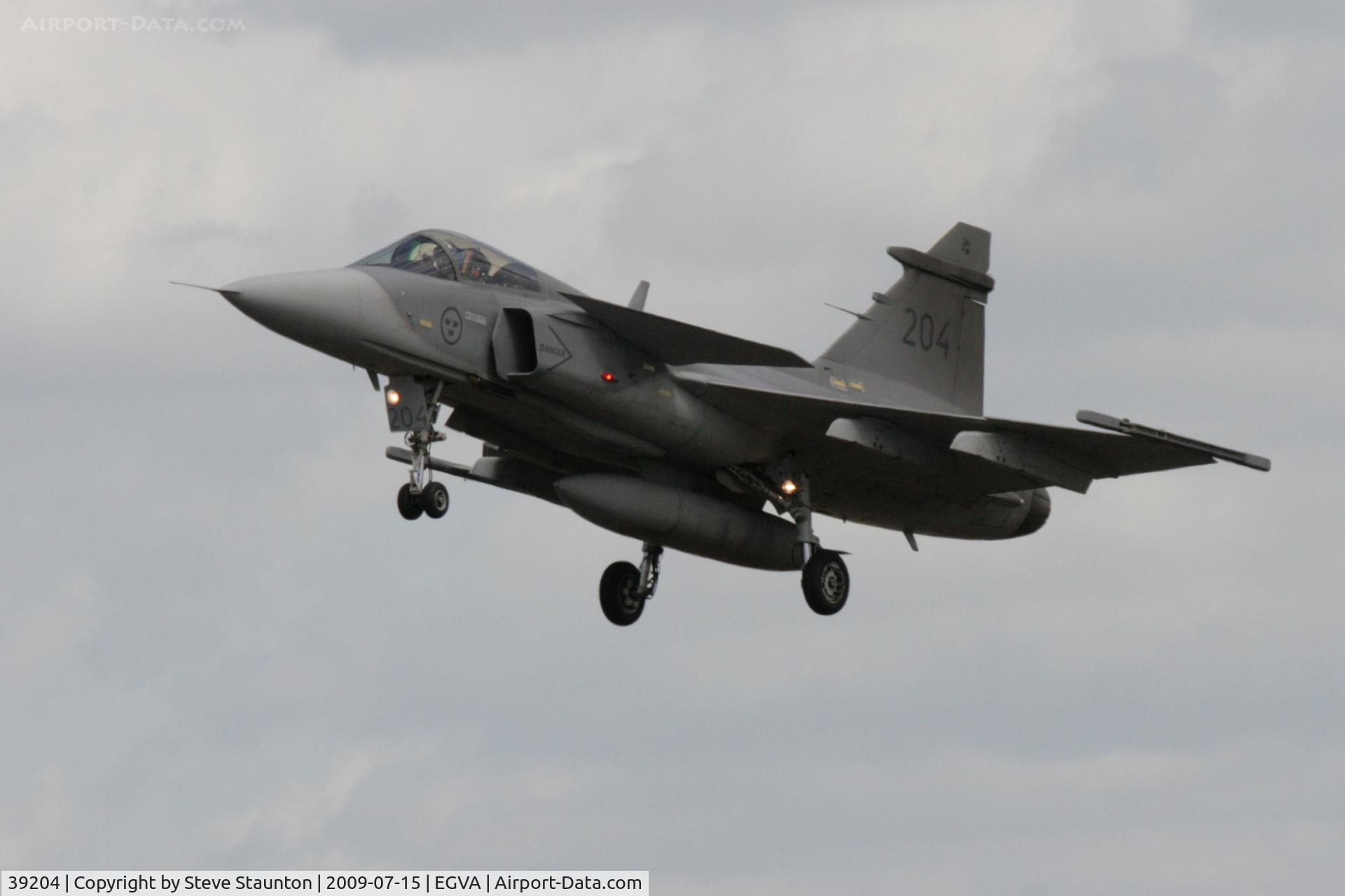 39204, Saab JAS-39A Gripen C/N 39204, Taken at the Royal International Air Tattoo 2009