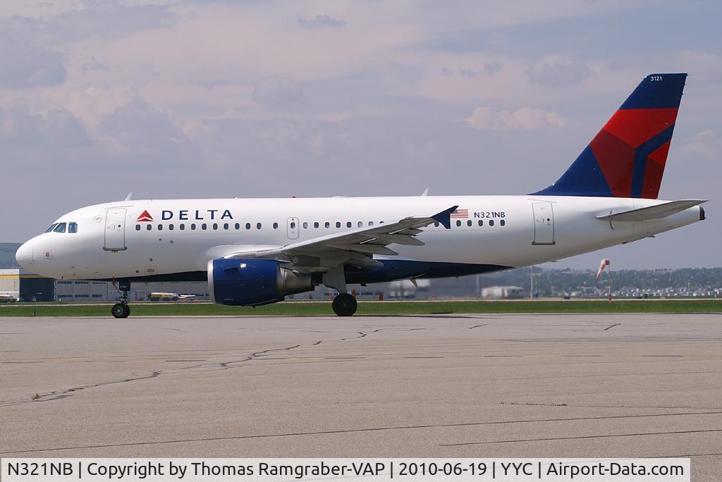 N321NB, 2001 Airbus A319-114 C/N 1414, Delta Airlines Airbus A319