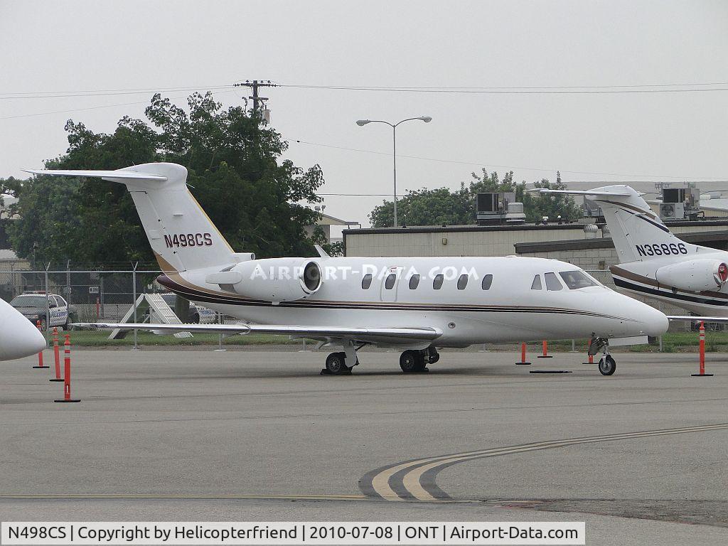 N498CS, Cessna 650 C/N 650-0180, parked on southside of Ontario