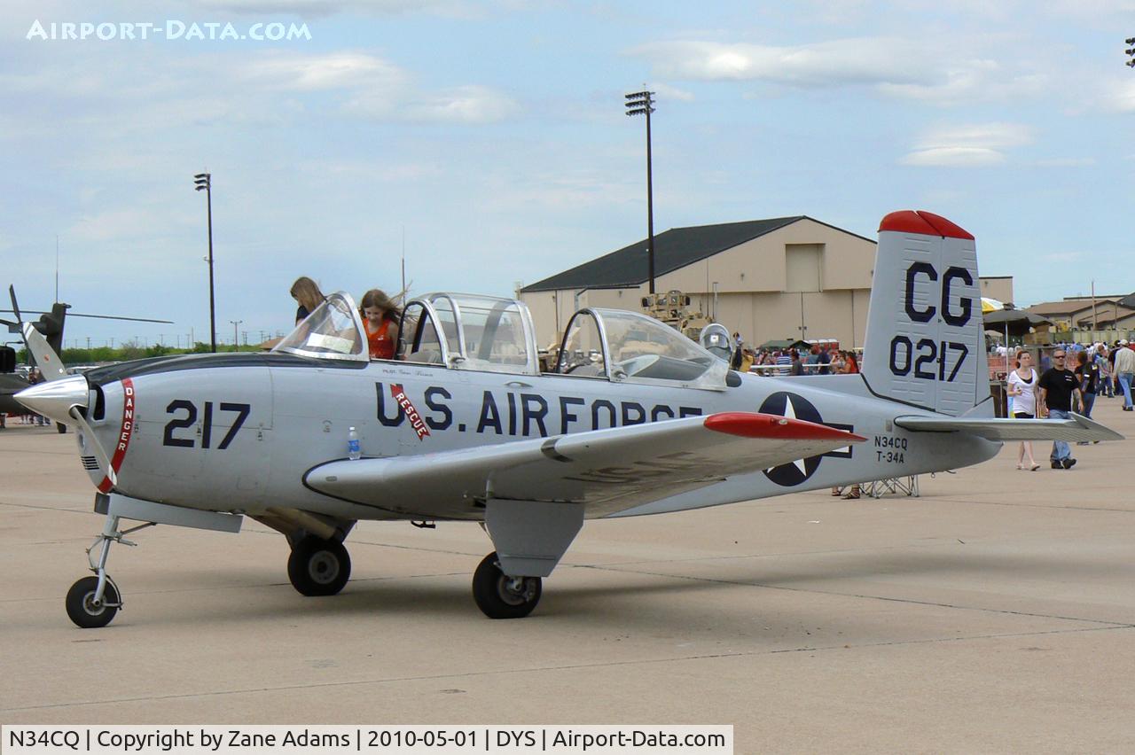 N34CQ, 1958 Beech T-34A Mentor C/N CG-217, At the B-1B 25th Anniversary Airshow - Big Country Airfest, Dyess AFB, Abilene, TX