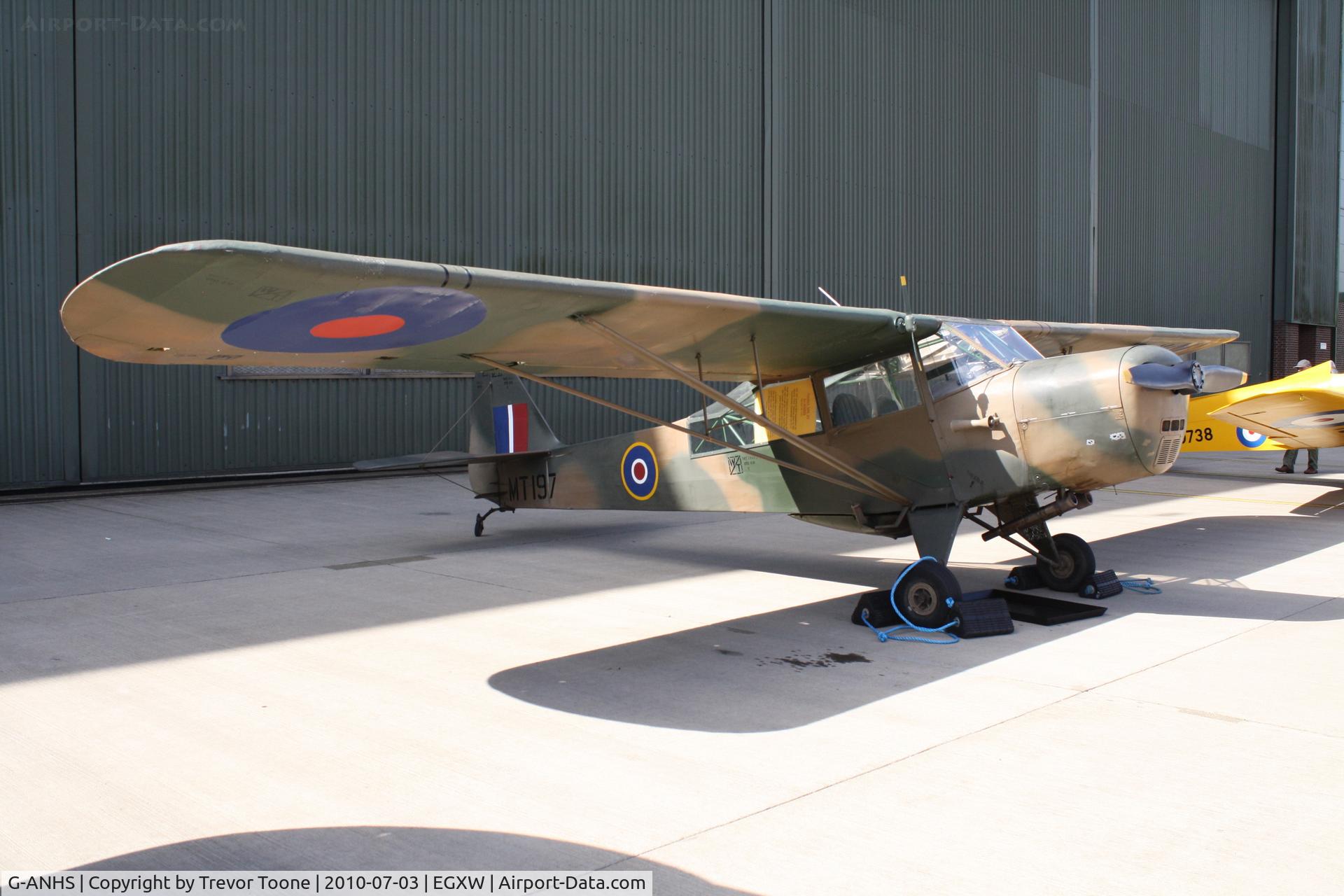 G-ANHS, 1942 Taylorcraft G Auster 4 C/N 737, AUSTER 4, c/n: 737
