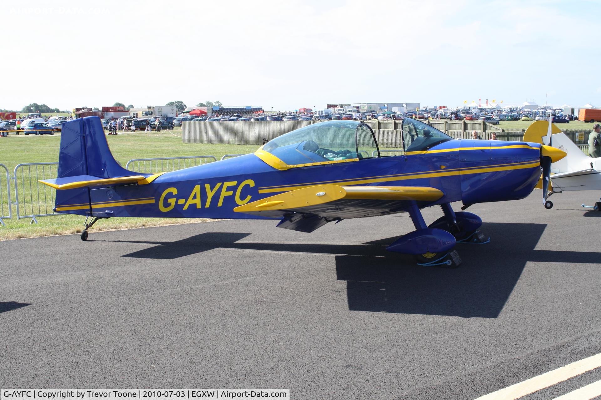 G-AYFC, 1970 Rollason Druine D-62B Condor C/N RAE/644, D.62B CONDOR, c/n: RAE/644