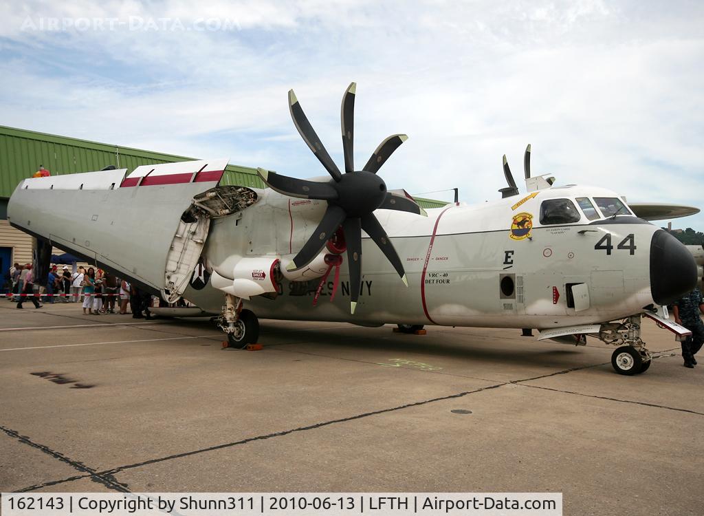 162143, 1985 Grumman C-2A Greyhound C/N 23, Static display during LFTH Open Day 2010...